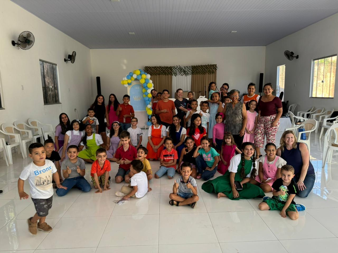 Evangelistic service for children at the main church building