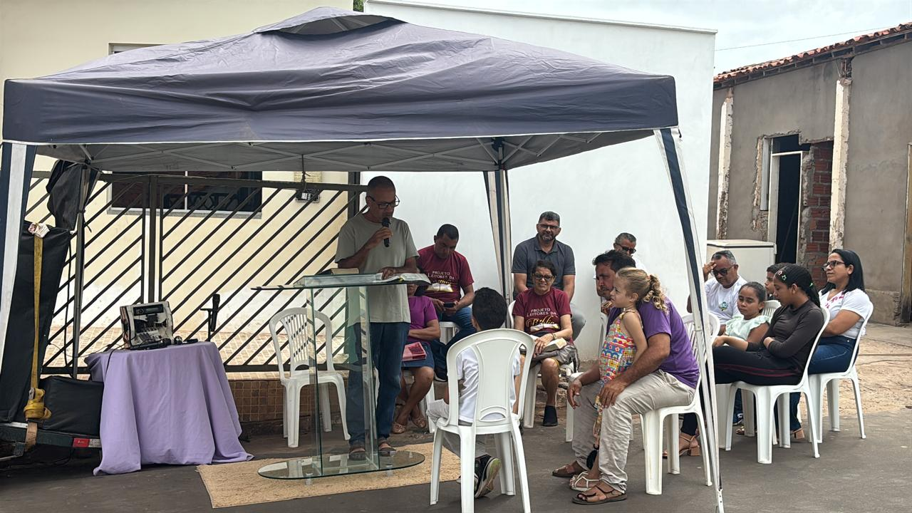 Public Bible reading event in the city